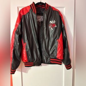 Men’s Steve and Barry’s Wisconsin Badgers Leather Jacket